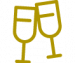 Southlands-Barn-Icon-Champagne-Glasses-Gold